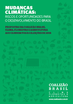 Capa do documento sobre mudanças climáticas